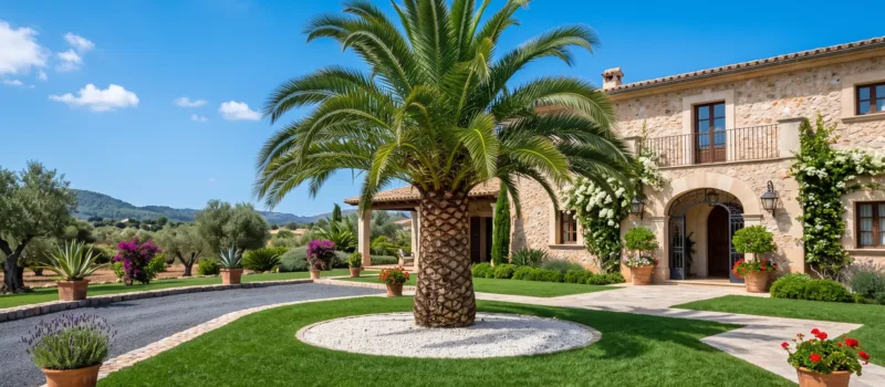 Palm tree pruning on Mallorca: when, how much and the weevil risk